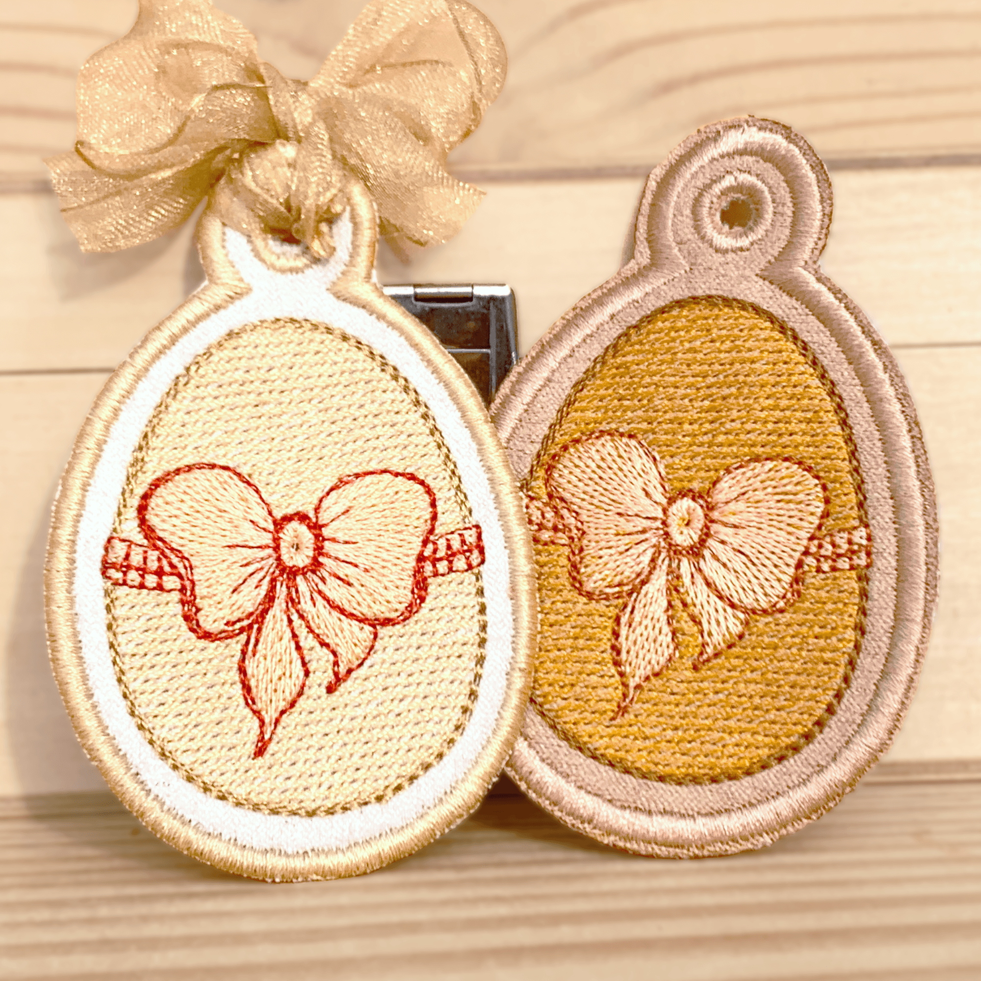 Stickdatei Ostern Set, ITH Geschenkumschlag 13x18 und 16x26,Osterei Geschenkanhänger 10x10 - Sewando