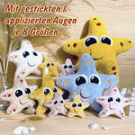 Stickdatei Seestern ITH Set, Sternkissen mit 2 Varianten in 8 Größen - Sewando