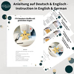 Stickdatei Seestern ITH Set, Sternkissen mit 2 Varianten in 8 Größen - Sewando