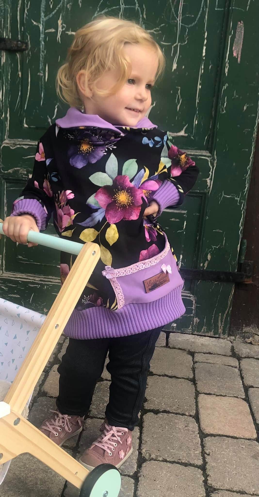 Schnittmuster Emmas Monsterhoodie Größe 74/80 – 146/152 - Sewando