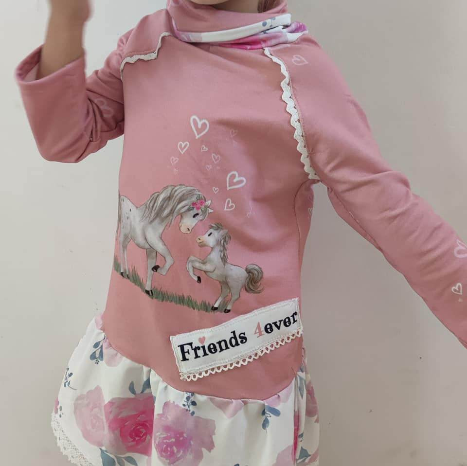 Schnittmuster Rag a´Ding Dong Raglanhoodie/Kleid Größe 56-164 - Sewando