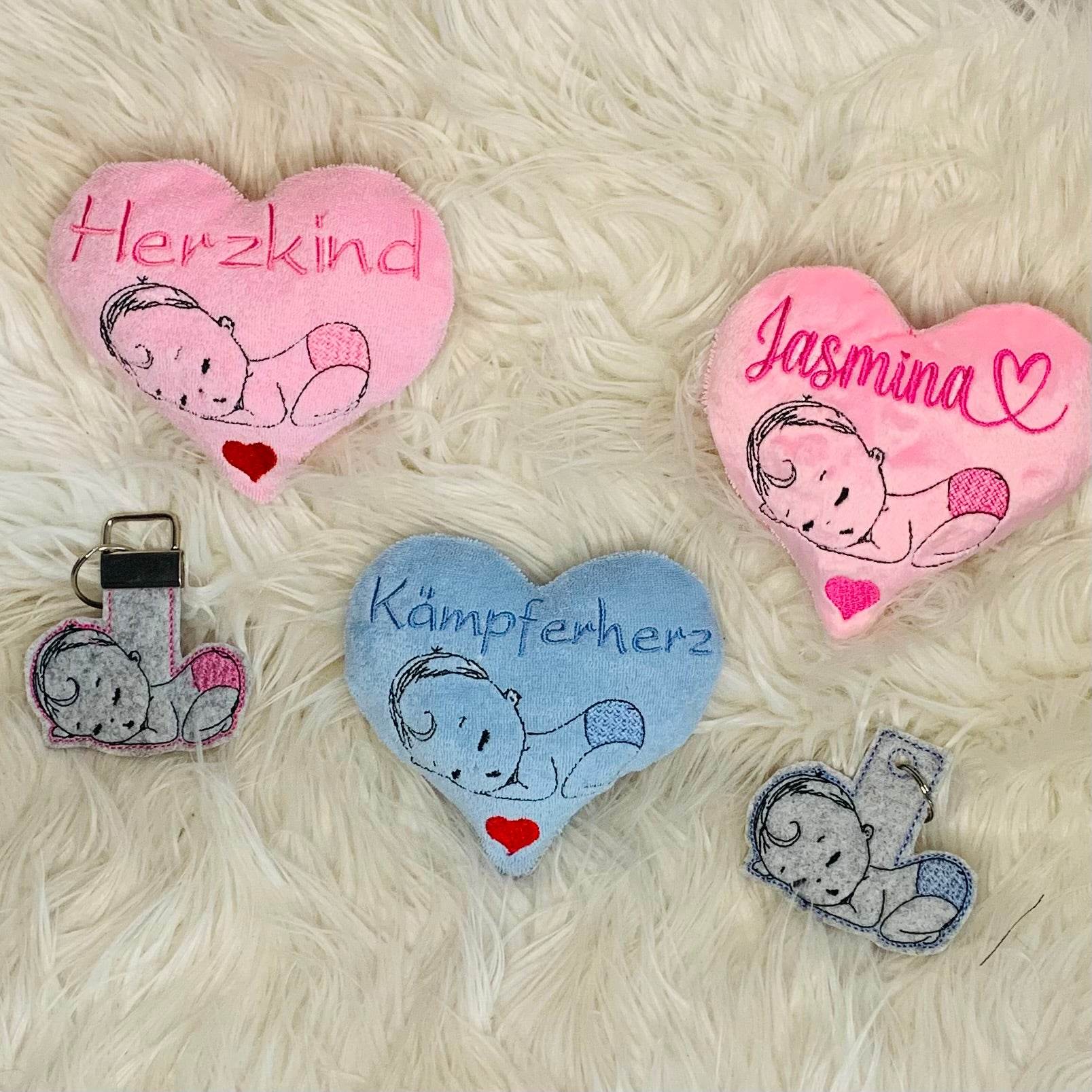 Stickdatei Herzkind 2 Kämpferherz Herz in the Hoop Set 2510 - Sewando