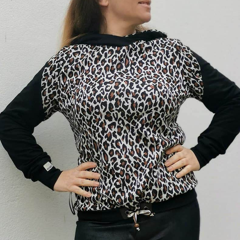 Hoodie(kleid) Leevke Gr. 32-52 inkl. Beamerdatei - Sewando