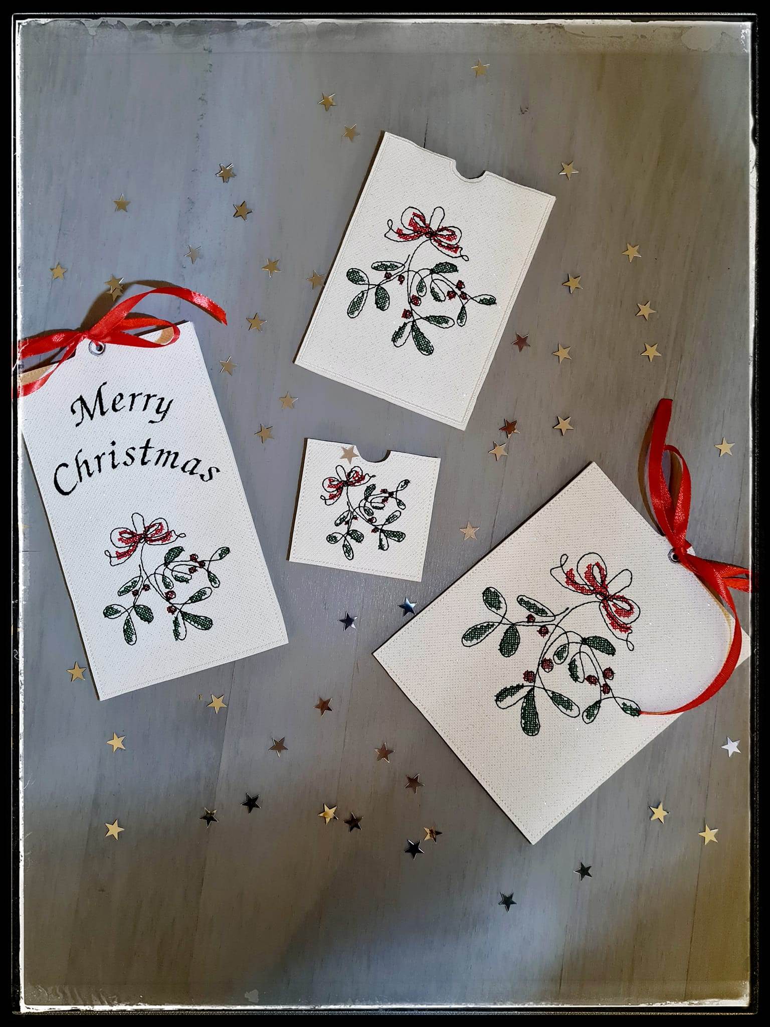 Schokoladen-Hüllen in 4 Größen (Single Line X-Mas) - Sewando