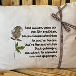 Stickdatei - 2 Trauersprüche mit Rosen - Sewando
