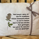 Stickdatei - 2 Trauersprüche mit Rosen - Sewando
