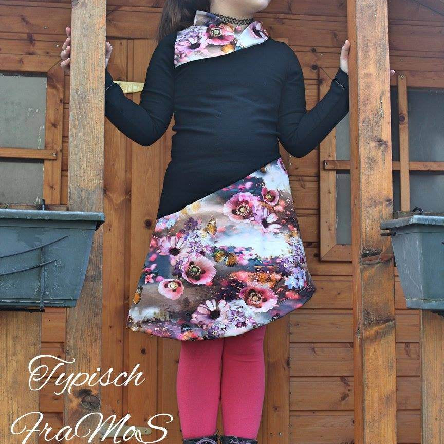 Kleid Lykka Kids Gr. 104-158 Schnittmuster - Sewando