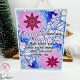 Digiset Blumensterne Plotten, Sublimation, Drucken, Digistamp - Sewando