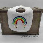 Stickdatei Regenbogen mit Herzen – farbenfrohes Symbol für Liebe & Vielfalt - Sewando