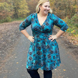 eBook Wickelkleid "Lena" Größe 30-50 Schnittmuster & Nähanleitung