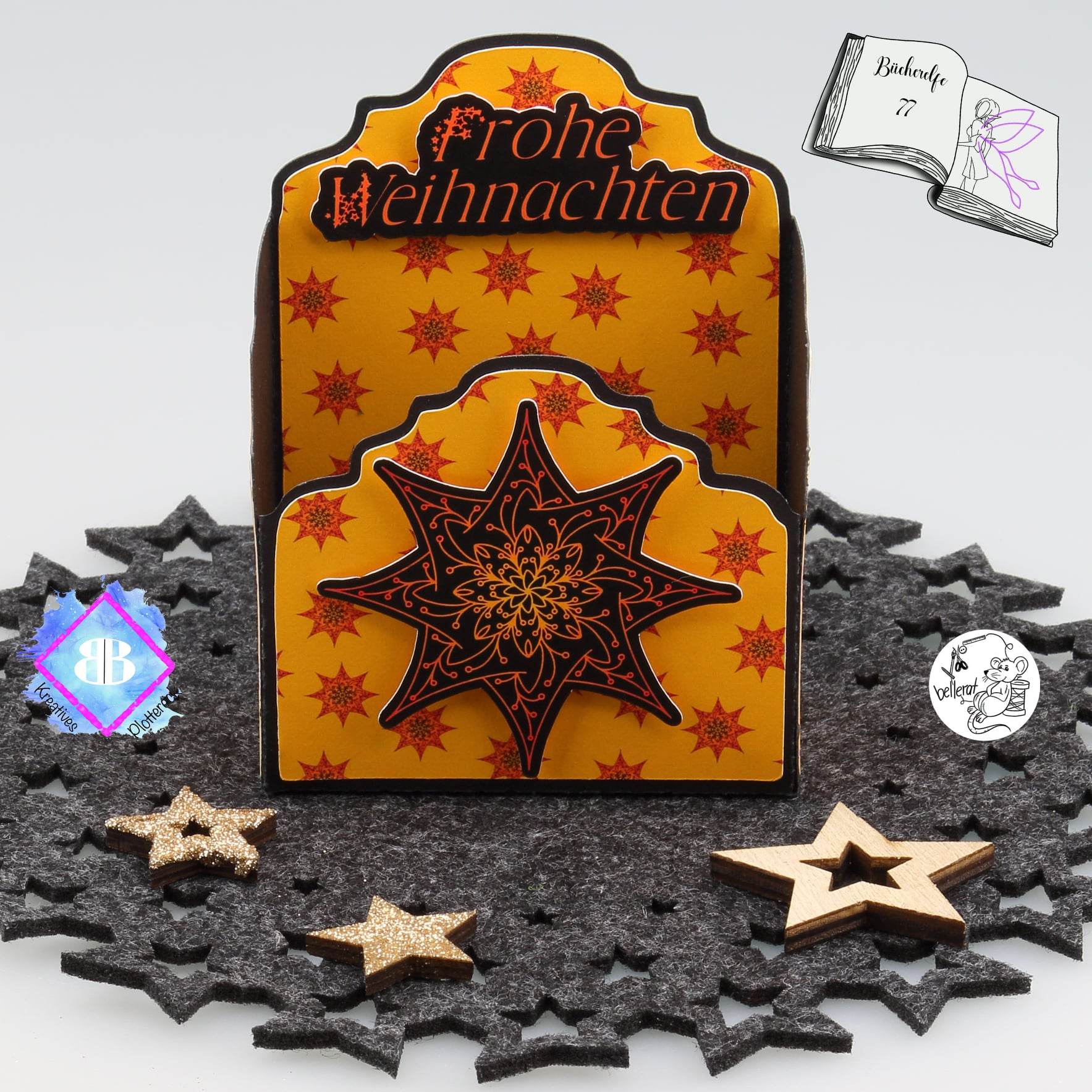 Digiset Blumensterne Plotten, Sublimation, Drucken, Digistamp - Sewando