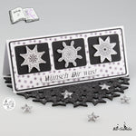 Digiset Blumensterne Plotten, Sublimation, Drucken, Digistamp - Sewando