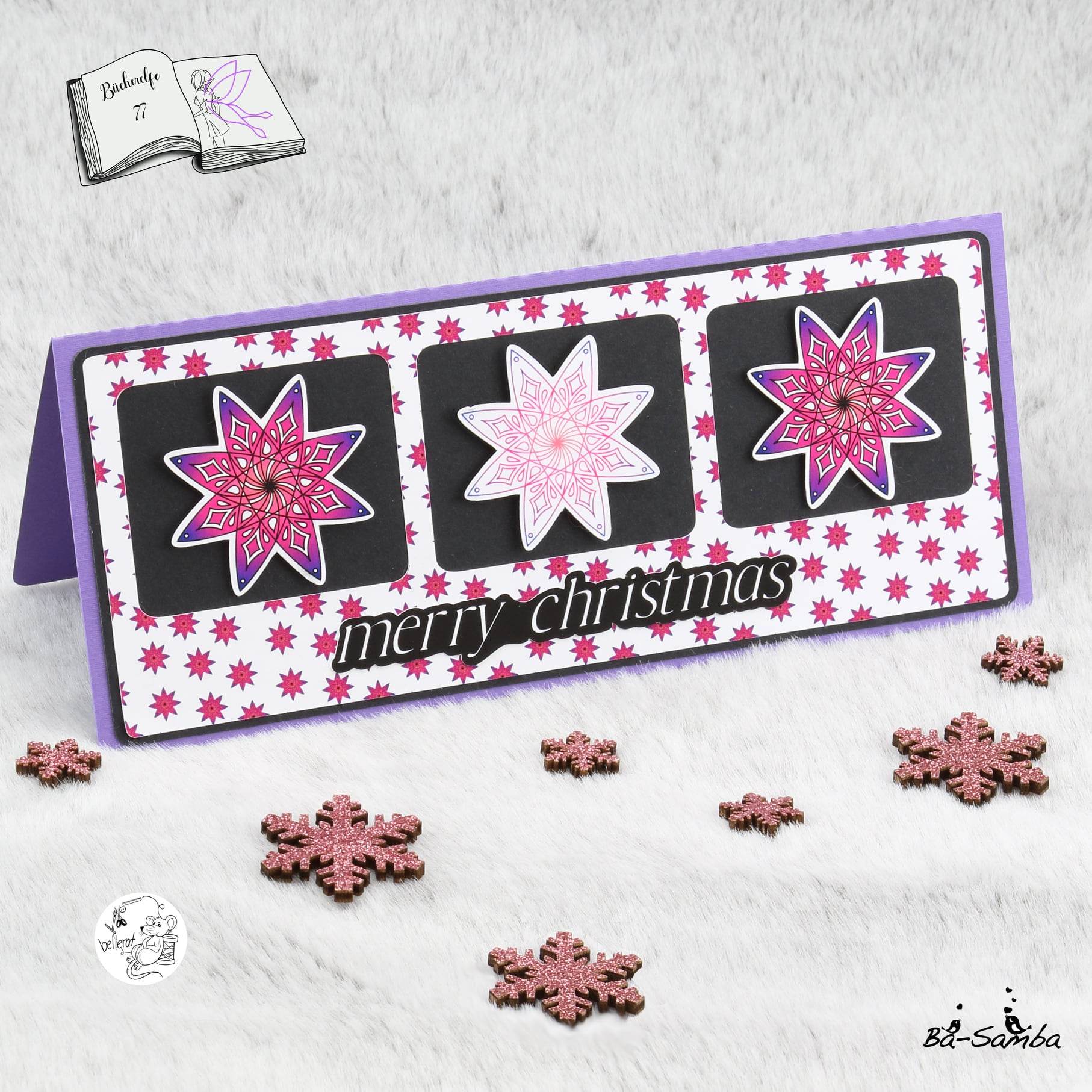 Digiset Blumensterne Plotten, Sublimation, Drucken, Digistamp - Sewando