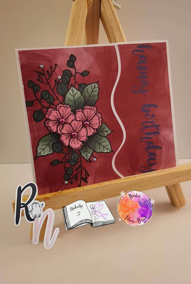 Digiset Blumen Ornament Plotten, Sublimation, Drucken, Digistamp - Sewando