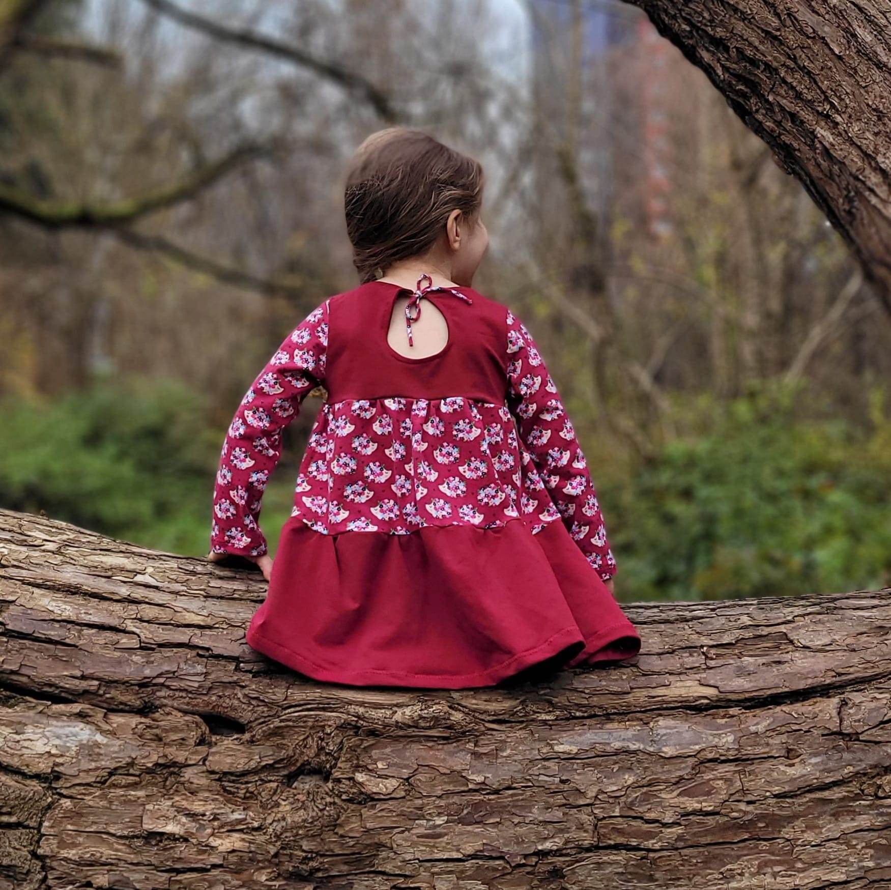 Schnittmuster Winterblume Stufentunika Größe 56-164 - Sewando