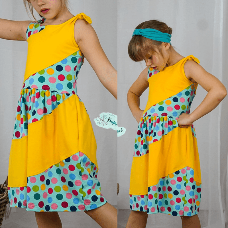 Schnittmuster Kleid Alilly Gr. 80 bis 152 - Sewando