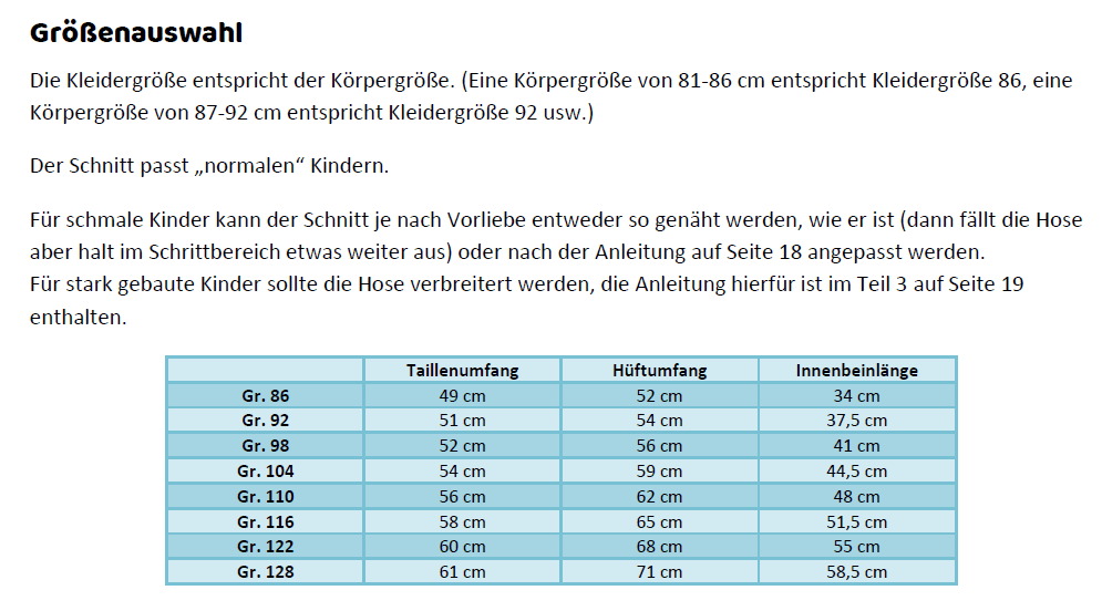 Schnittmuster timtom No.25 stylische Sweathose Gr.86-128 - Sewando