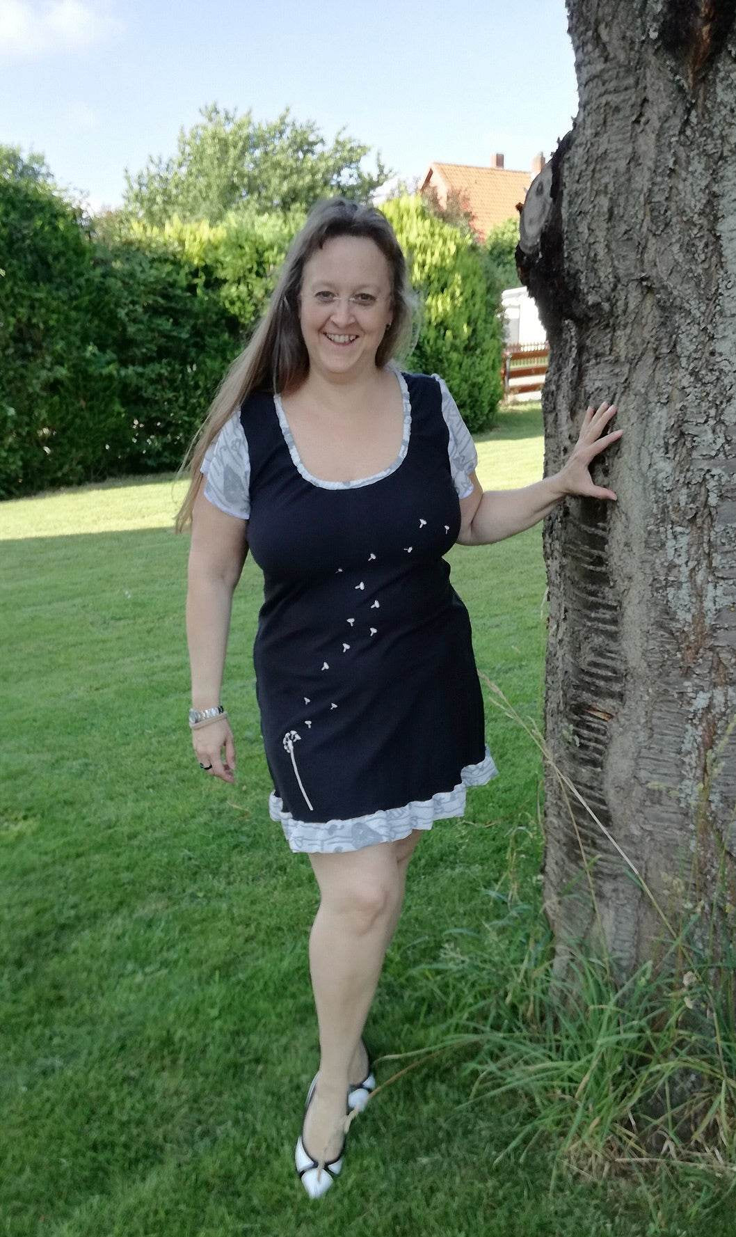 Shirt-Tunika-Kleid PETRA Schnittmuster+Nähanleitung Gr. 40 - 54 | BU 115-137 : - Sewando