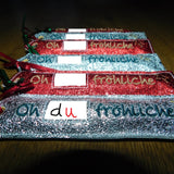 Stickdatei - DU-Riegel "Oh, DU fröhliche"