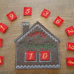 Stickdatei - Adventskalender Lebkuchenhaus - Sewando