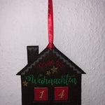 Stickdatei - Adventskalender Lebkuchenhaus - Sewando