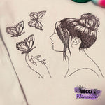 Plotterdatei Butterfly Girl - Sewando