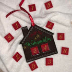 Stickdatei - Adventskalender Lebkuchenhaus - Sewando