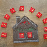 Stickdatei - Adventskalender Lebkuchenhaus - Sewando
