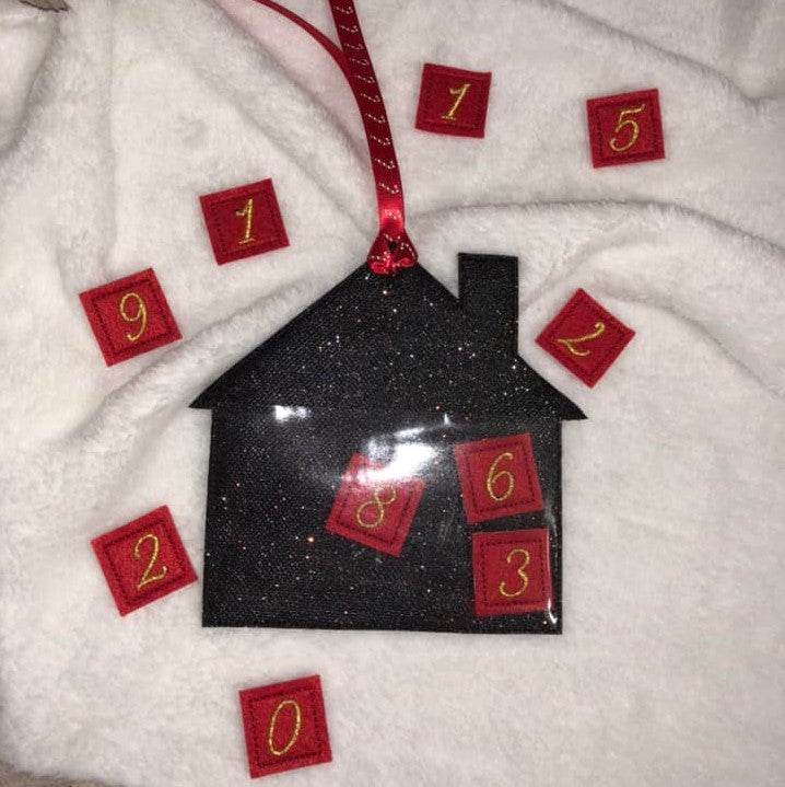 Stickdatei - Adventskalender Lebkuchenhaus - Sewando