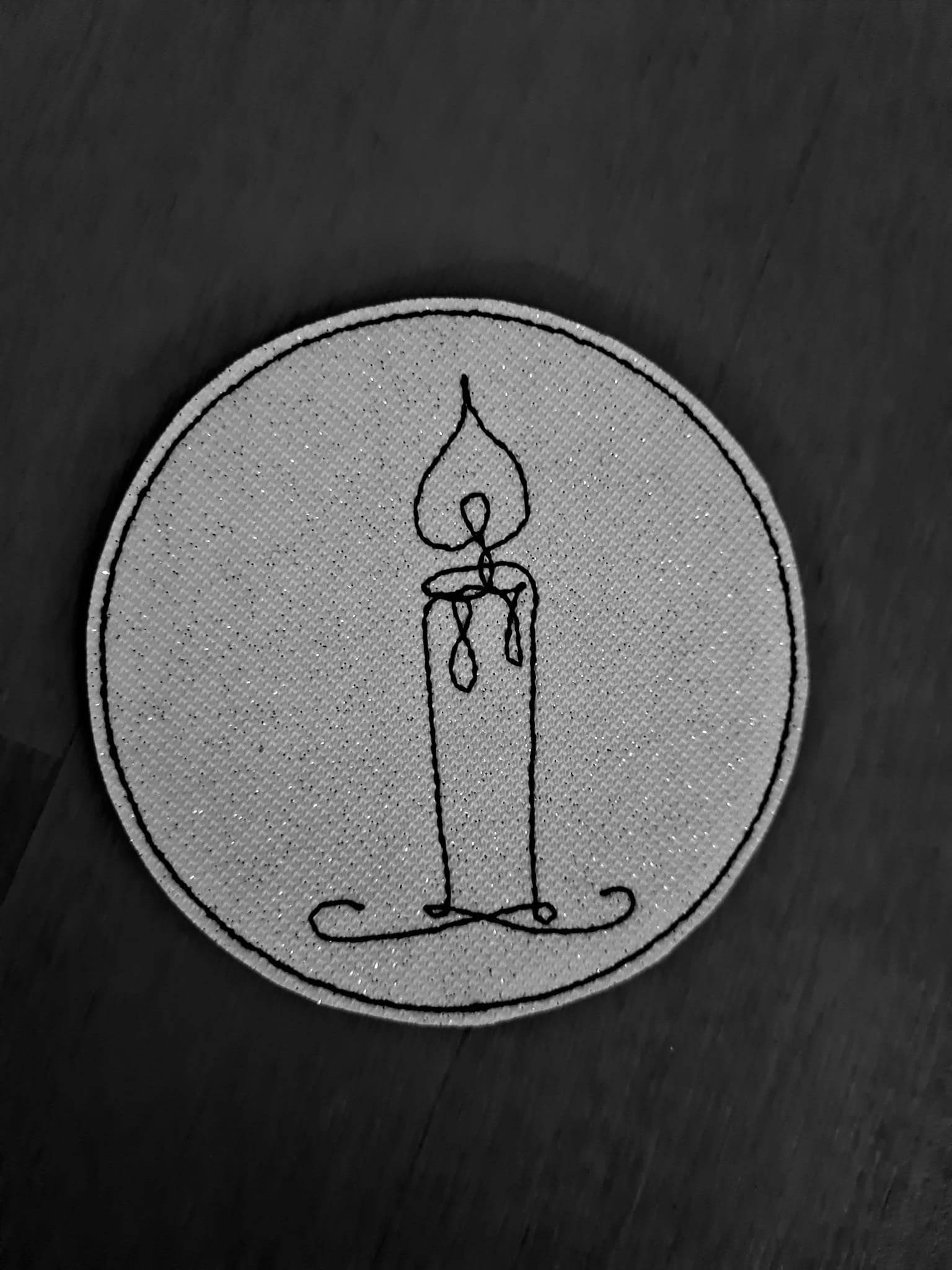 Stickdatei - Untersetzer Single Line Advent (24 Dateien) - Sewando