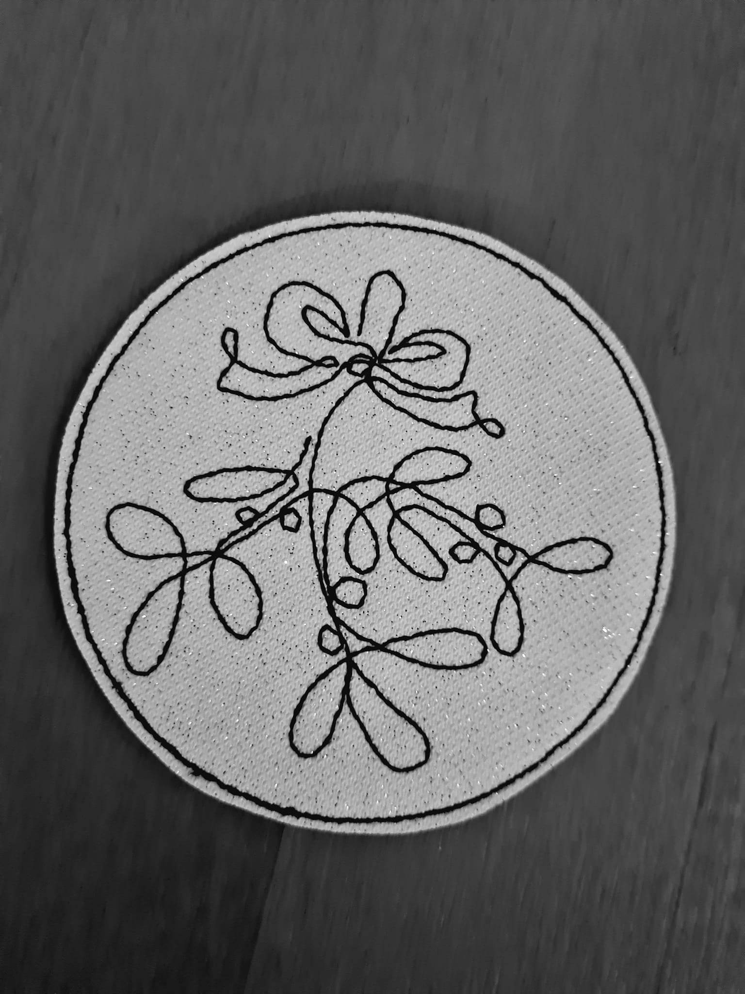 Stickdatei - Untersetzer Single Line Advent (24 Dateien) - Sewando
