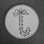 Stickdatei - Untersetzer Single Line Advent (24 Dateien) - Sewando