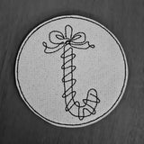 Stickdatei - Untersetzer Single Line Advent (24 Dateien) - Sewando