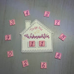 Stickdatei - Adventskalender Lebkuchenhaus - Sewando