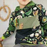 Schnittmuster Hoodie Mighty X Kross Gr.74 - 122 - Sewando
