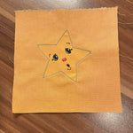 Stickdatei - 6 Sterne mit Gesicht (ITH und Doodle) - Sewando