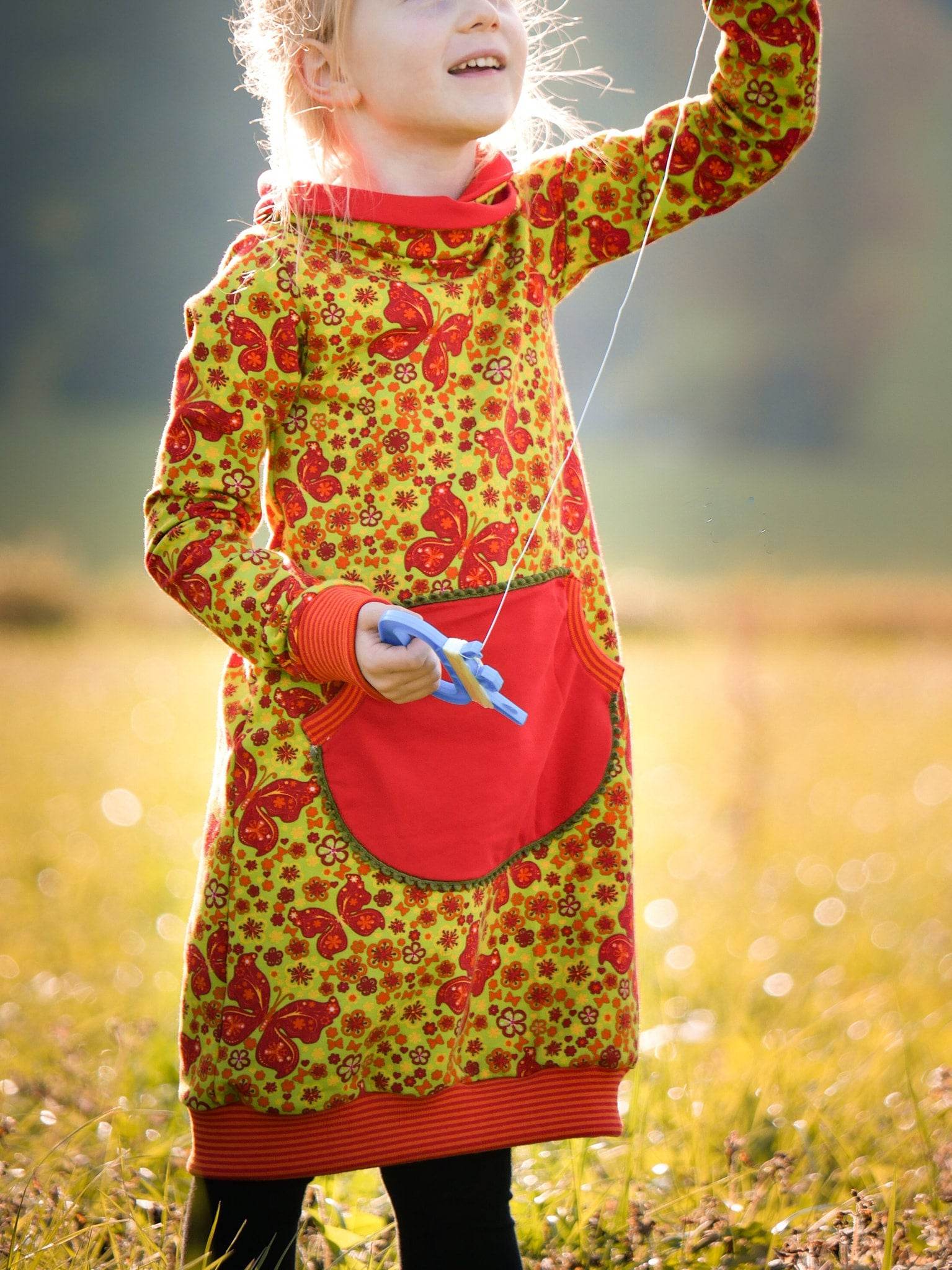 Schnittmuster Kuschelwölkchen Hoodie/ Longhoodie/ Hoodiekleid Größe 56-164 - Sewando