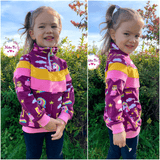 Schnittmuster Pullover, Troyer Achat Gr. 80 bis 152 - Sewando