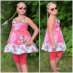 Schnittmuster Bijou Gr. 80 bis 158 Top/Tunika/Kleid - Sewando