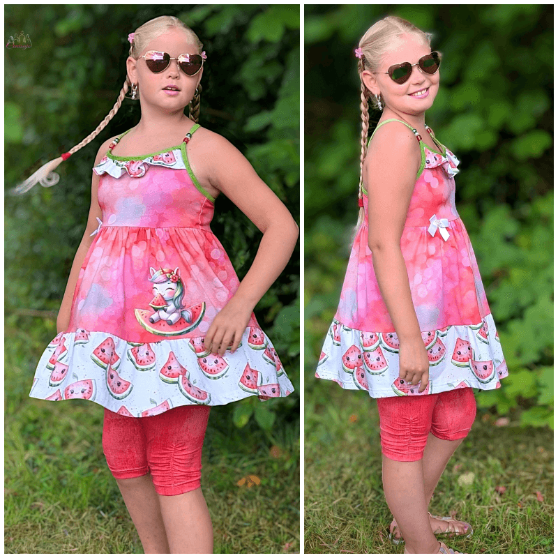 Schnittmuster Bijou Gr. 80 bis 158 Top/Tunika/Kleid - Sewando