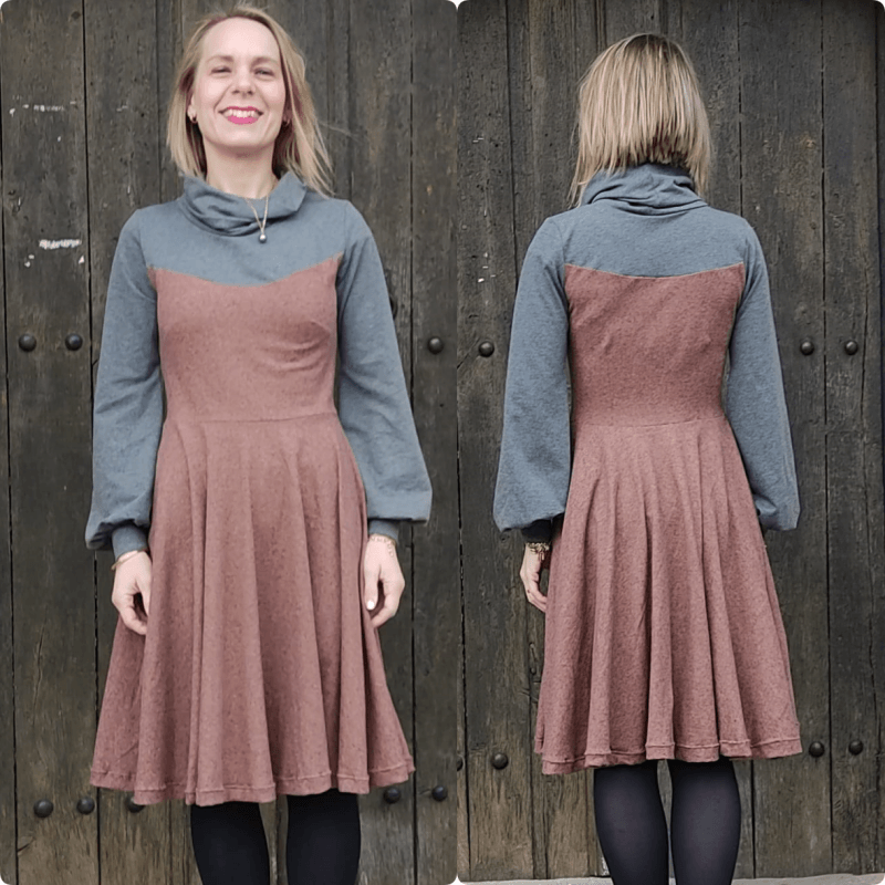 Schnittmuster Kleid Alianda Gr. 32 bis 52 - Sewando
