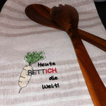 Stickdatei - Heute RETTICH die Welt - Sewando