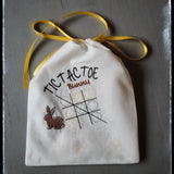 Stickdatei - TIC TAC TOE Spiel "Ostern" mit ITH-Beutel