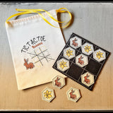 Stickdatei - TIC TAC TOE Spiel "Ostern" mit ITH-Beutel