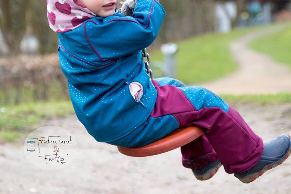 Outdoorhose, Matschhose, Regenhose, Tobehose - für 69cm-140cm Körpergröße - Sewando