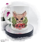 Digiset Blumenkatze Plotten, Sublimation, Drucken, Digistamp - Sewando