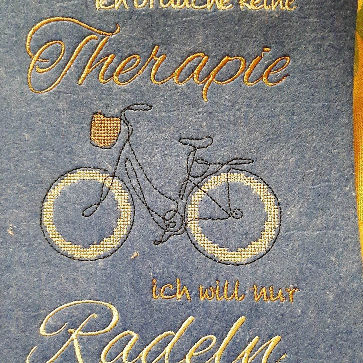 Stickdatei - Therapie RADELN - Sewando