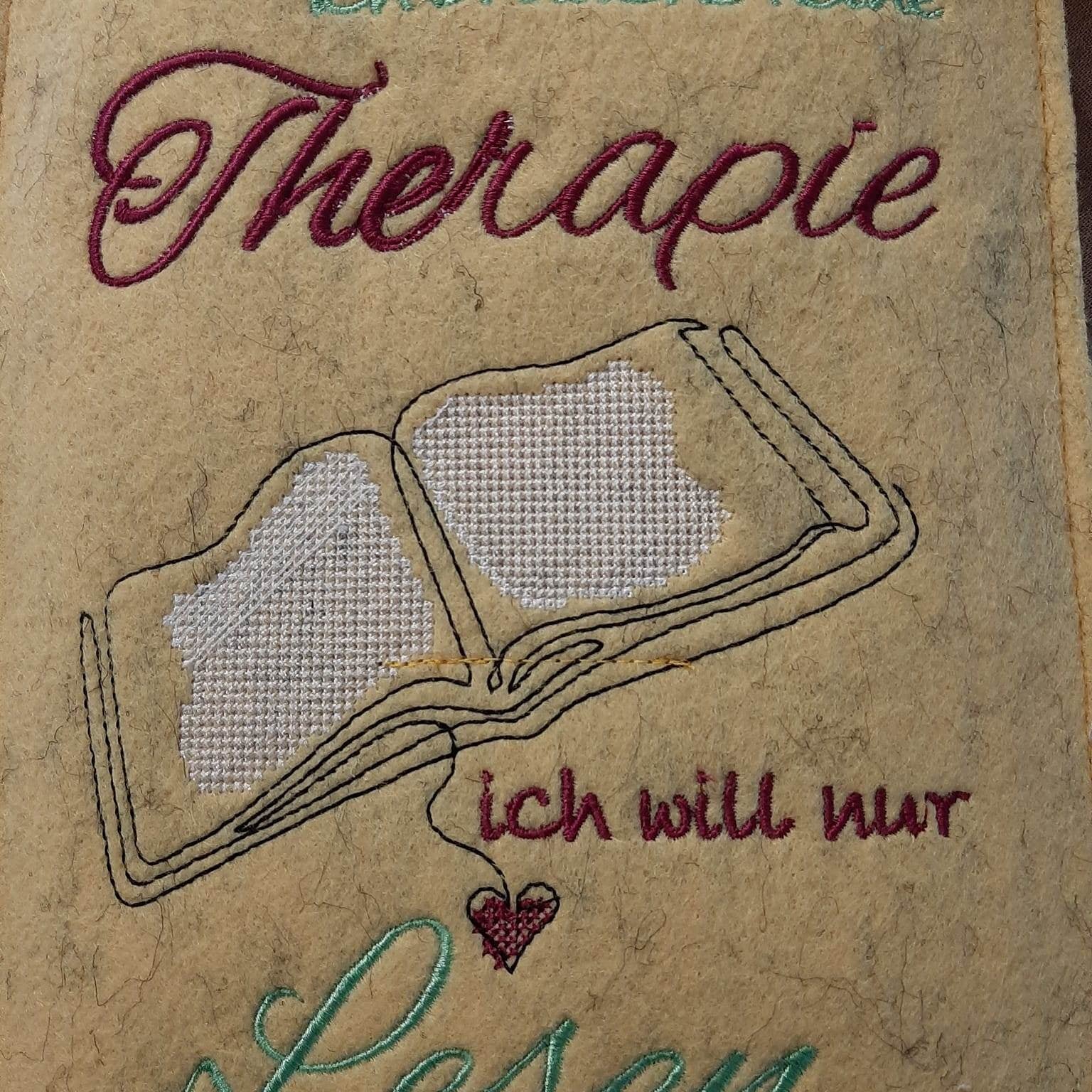 Stickdatei - Therapie LESEN - Sewando