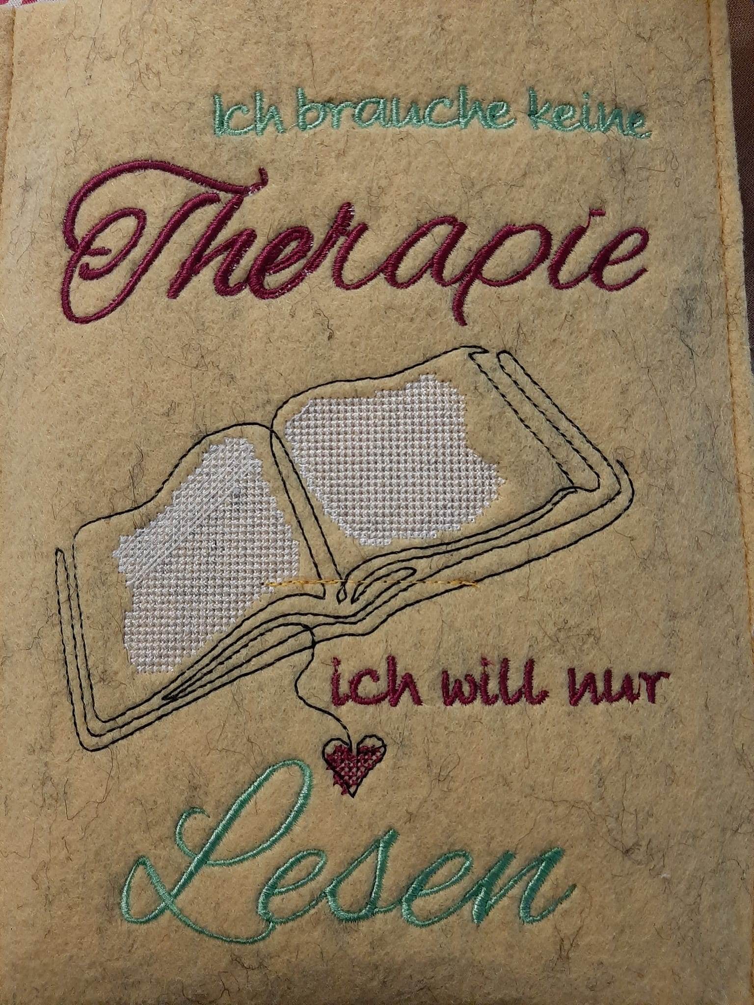 Stickdatei - Therapie LESEN - Sewando