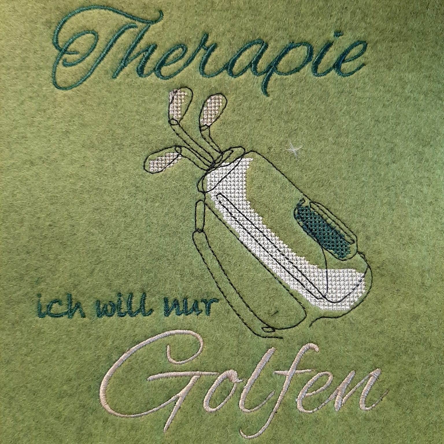 Stickdatei - Therapie GOLFEN - Sewando